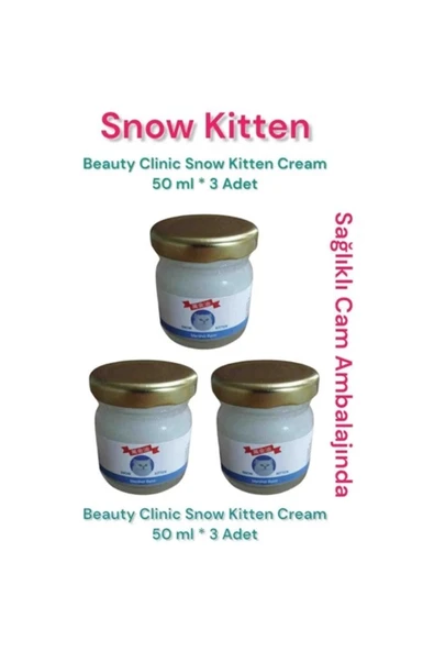 Beauty Clinic Snow Kitten Krem 3 Adet 50 gr ürün görseli 1