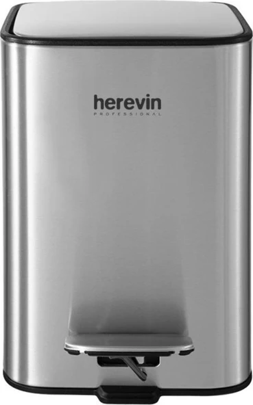 Herevin 5 Lt Paslanmaz Çelik Çöp Kovası ürün görseli 1