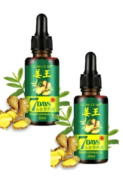 Süper 7 Days Saç Güçlendirci, Besleyici Bakım Serumu 30 ml / Ginger Germinal Essential 2 Adet ürün görseli 1