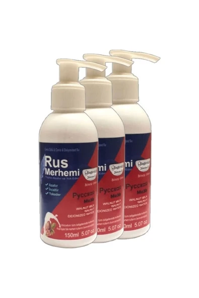 Süper Glegnd Blue Tüylere Krem 3 Adet x 150 ml Cevizli & Ceviz Sütlü Russ Merhemi ürün görseli 1