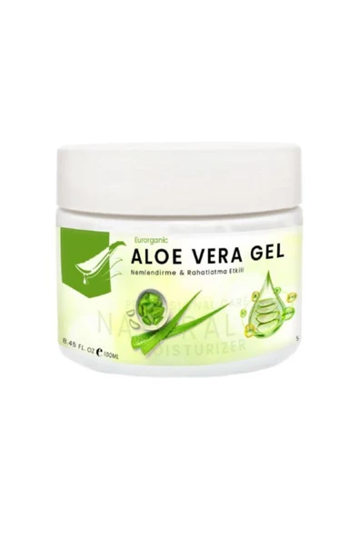 Eurorganic Aloe Vera Jel Cildiniz İçin Ferahlama ve Nem Dokunuş 100 ml x 1 adet ürün görseli 1
