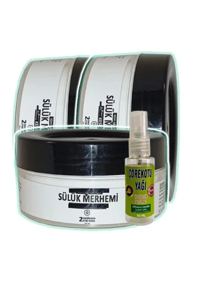 Sülük Merhemi Bakım Kremi 3x50 ml+30 ml Çörek Otu Yağ ile ürün görseli 1