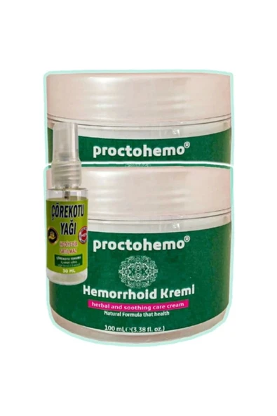 Proctohemo Krem 100 ml x 2 adet + Çörek Otu Yağı 30 ml ürün görseli 1