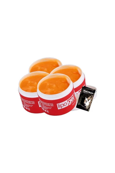 Süper LipoGel Yağ Parçalayıcı Sıkılaştırıcı Bakım Masaj Jeli 4x150 ml + 1 Ad Jel ile ürün görseli 1