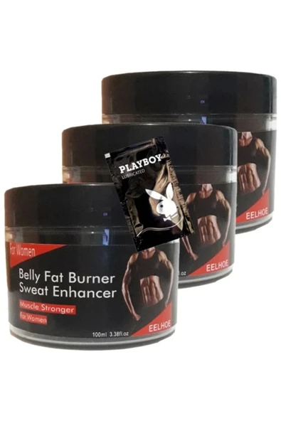 Eelhoe Belly Fat 3 Adet Burner Sweat Enhancer Kadınlara Özel Kremi + 1 Hediye Jel ürün görseli 1