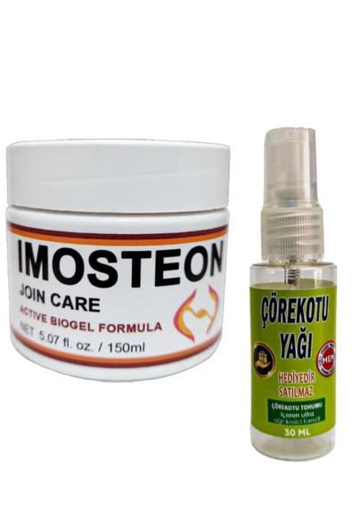 Imosteon Rahatlatıcı Bakım Kremi 150 ml + Çörek Otu Yağı ile 30 ml ürün görseli 1