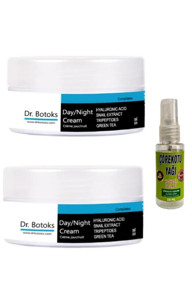 Süper Dr Botoks Yaslanma Karşıtı Yüz Bakım Kremi 50 ml x 2 adet+Çörek Otu 30 ml ürün görseli 1