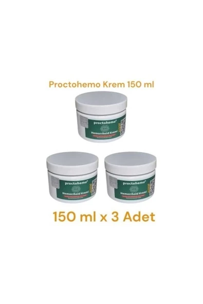 Proctohemo Rahatlatıcı Krem 150 ml x 3 Adet ürün görseli 1