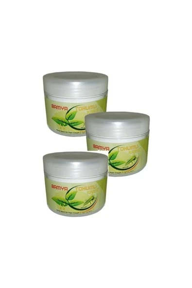 Süper Bamya Tohumu Kremi Rahatlatma Masaj Kremi100 ml x 3 ürün görseli 1