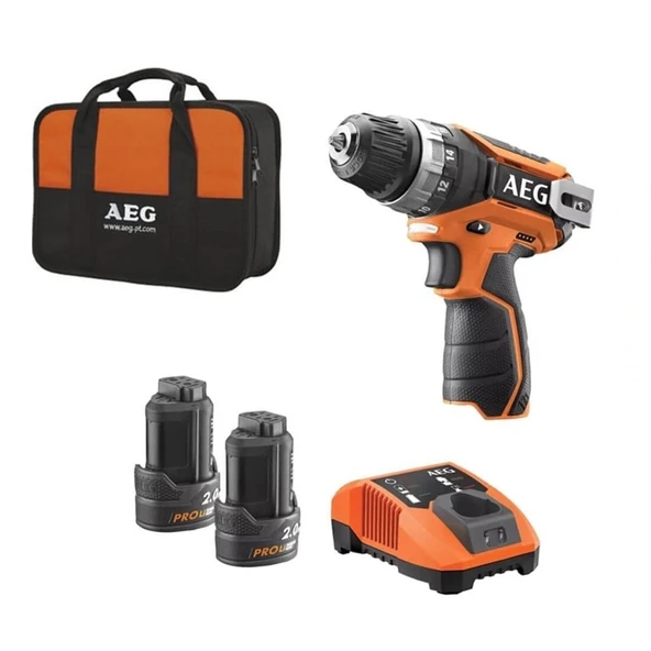 AEG BS 12 C2 LI AKÜLÜ MATKAP  (2 x 12 V 2.0 Ah) ürün görseli 1