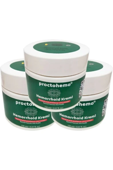 Süper Proctohemo Kişisel Krem Büyük Boy 150 ml x 3 adet ürün görseli 1
