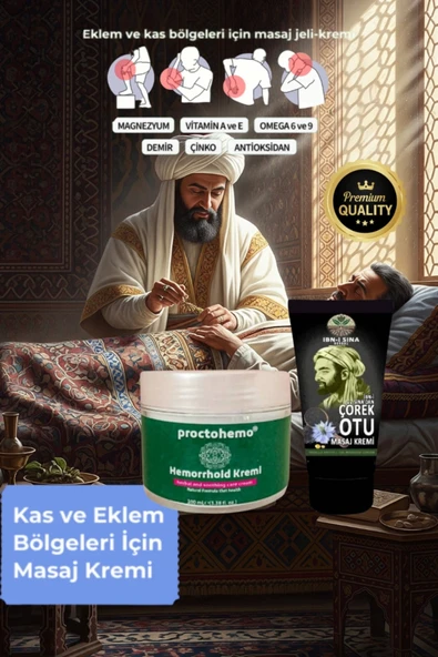 Süper Proctohemo 100 ml Rahatlatıcı Kremi + İbniSina Çörek Otu Kremi 50 ml ürün görseli 1