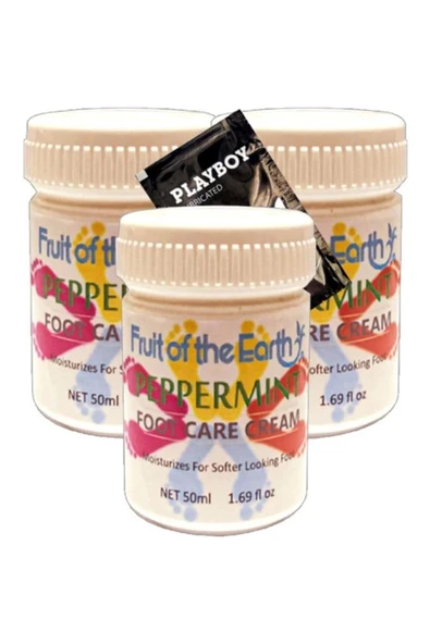 Süper Peppermint 3 Lü Ayak Kokusu Ve Bakım Kremi 50 Ml + 1 Hediye Jel ürün görseli 1