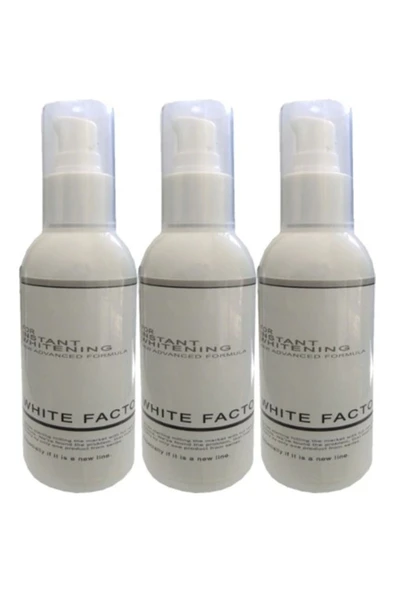 White Factor 3 Adet White Factor For Instant Whitening Beyazlatıcı Açıcı / 3X120 ml Krem ürün görseli 1