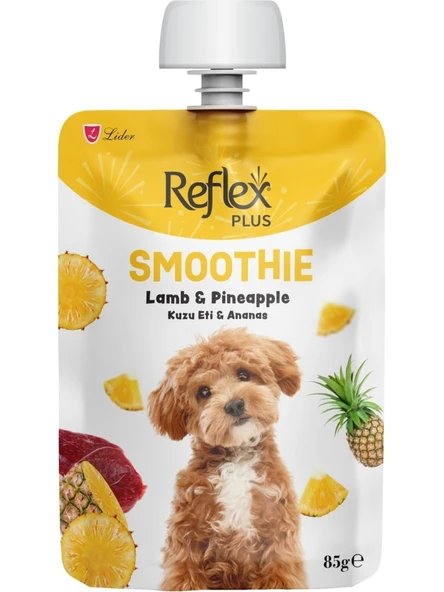 Reflex Plus Smoothie Kuzu Etli ve Ananaslı Sıvı Köpek Ödülü 85GR ürün görseli 1