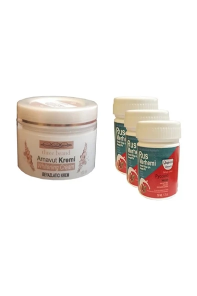 Süper Three Brand Arnavut Kremi + Rus Merhemi 50 ml 3 Adet ürün görseli 1