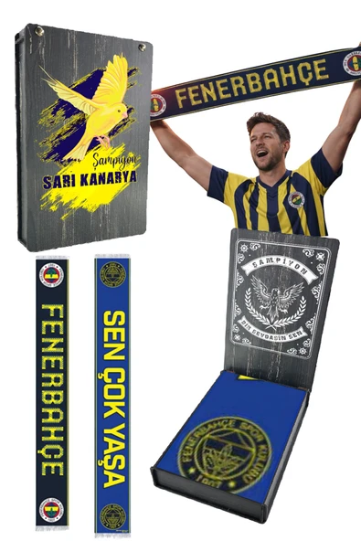 Fenerbahçe UNISEX SEN ÇOK YAŞA ŞAL UV KUTU HEDİYELİ ürün görseli 1