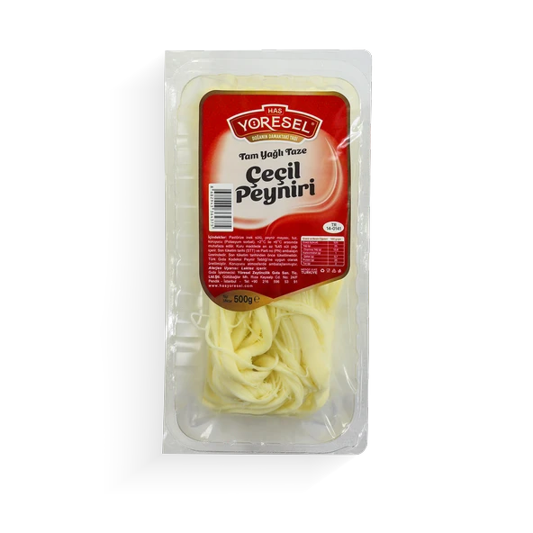 Has Yöresel Tam Yağlı Çeçil Peyniri 500 g ürün görseli 1