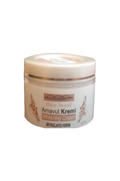 Süper Three Brand Whitens Cream Arnavut Kremi 100ML Cilt Tonu Beyazlatıcı Renk Açıcı ürün görseli 1