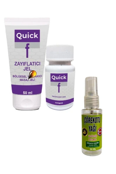Süper QuickF Bakım Seti + Masaj Yağı 30 ml ürün görseli 1