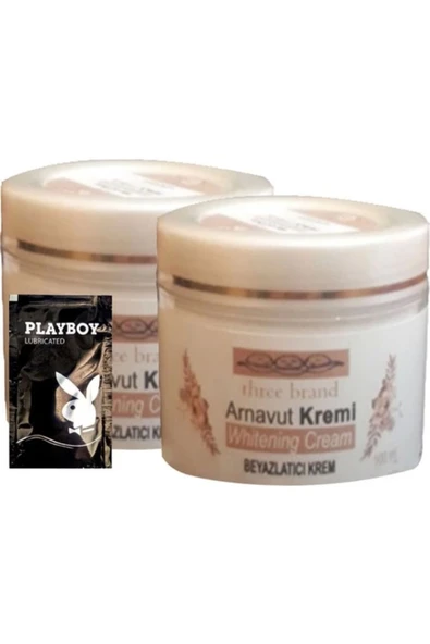 Süper Three Brand Arnavut Kremi 100 ml Whitens Cream Antikara Kremi + 1 Adet Jel Hediye ürün görseli 1