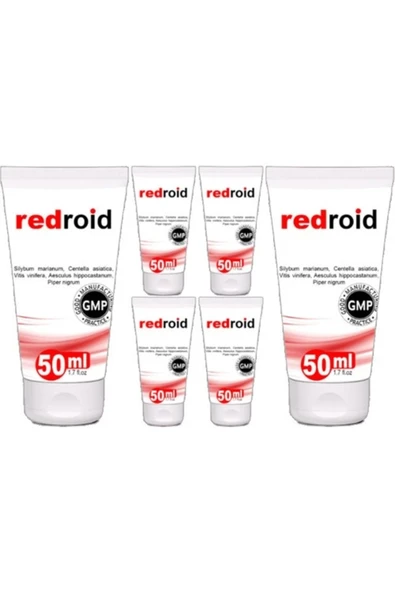 Süper Redroid 6lı Paket Rahatlatıcı Masaj Kremi 50 ml Özel Krem ürün görseli 1