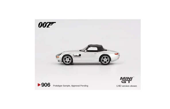 Mini GT 906 BL BMW Z8 "Dünya Yeterli Değil" 1/64 Model Araba ürün görseli 1