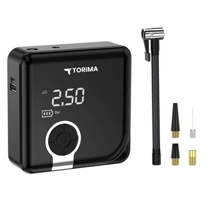 LEBRON Torima ZC-001 Dijital Ekranlı Şarjlı Taşınabilir Araç Hava Kompresörü ve Powerbank ürün görseli 1