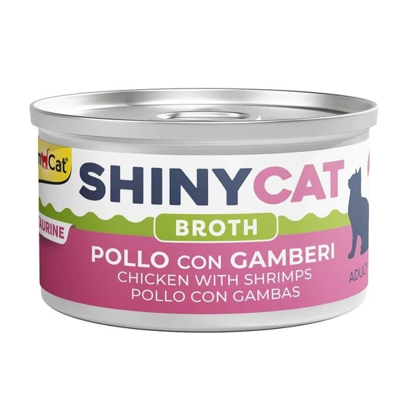 Gimcat ShinyCat Soslu Tavuk ve Karidesli Konserve Mama 70 Gr ürün görseli 1