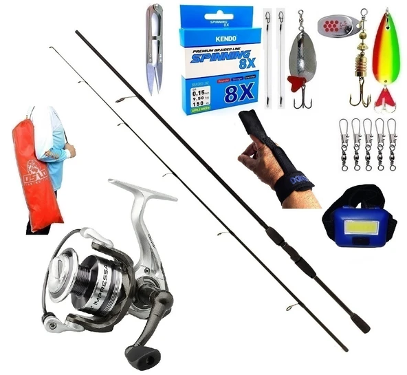 Dam Quick Impressa 4000 240cm 20-40gr Remixon Double Black Turna Spin Olta Takımı Seti ürün görseli 1