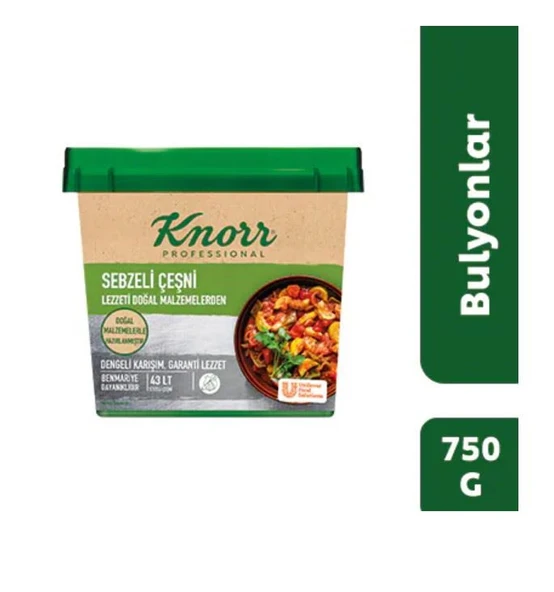 Knorr FS Sebzeli Çeşni Yeni 750 GR Profesyonel Lezzet Arttırıcı ürün görseli 1