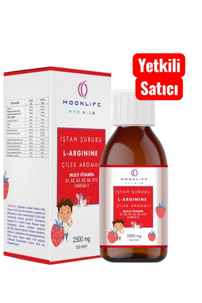 MOONLİFE 150 ML L-ARGİNİN MULTİ VİTAMİN ŞURUP ürün görseli 1