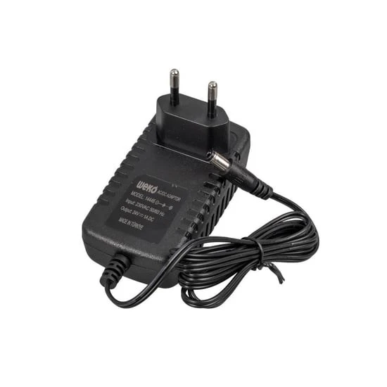 24V 1A Priz Tipi Adaptör 24 Watt - 5.5x2.5mm Uçlu Üniversal Güç Kaynağı (Yerli Üretim) ürün görseli 1
