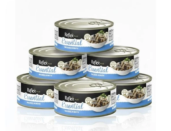 Reflex Plus Et Suyunda Uskumru Kedi Yaş Mama Konservesi 70 Gr - 6 ADET ürün görseli 1