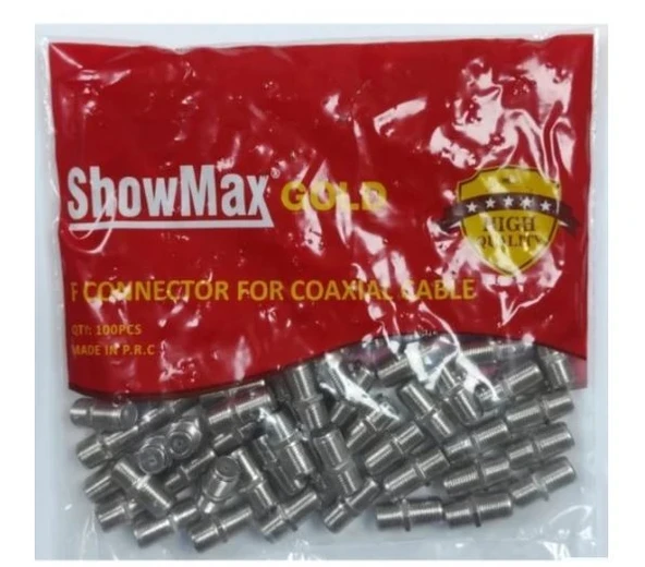 Showmax Gold F Ara Konnektör 100 adet ürün görseli 1