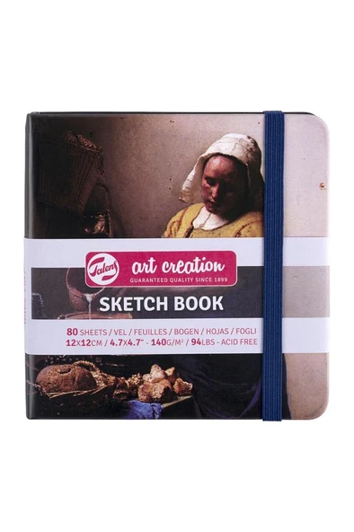 Art creation Sketch Book Eskiz Bloğu 12x12cm 140gr 80 Yaprak Beyaz Sayfa ürün görseli 1
