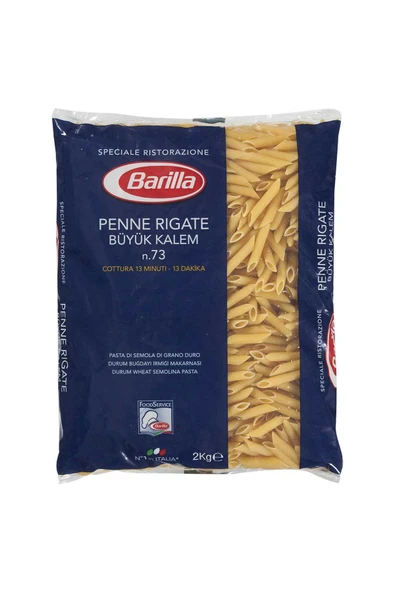 Barilla Makarna Kalem Büyük Penne Rigate 2 KG x 5 Adet (Koli) ürün görseli 1