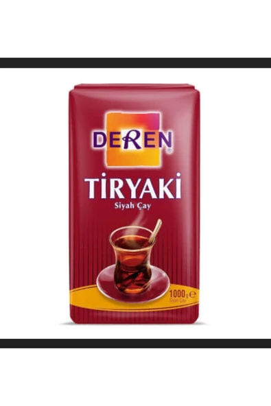 DEREN Tiryaki Siyah Dökme Çay 1000 Gr ürün görseli 1