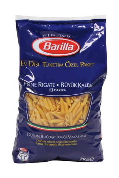 Barilla Makarna  Penne Rigate Büyük Kalem 2 Kg ürün görseli 1
