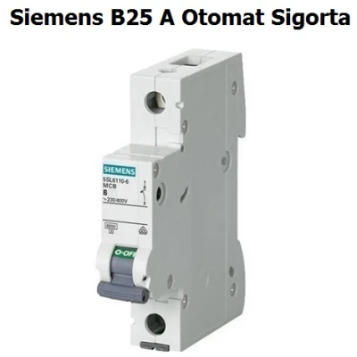 SIEMENS B25 SİGORTA (5433) ürün görseli 1