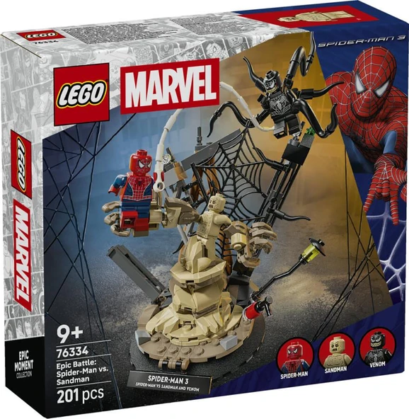 LEGO Super Heroes 76334 Epic Battle: Spider-Man vs. Sandman ürün görseli 1