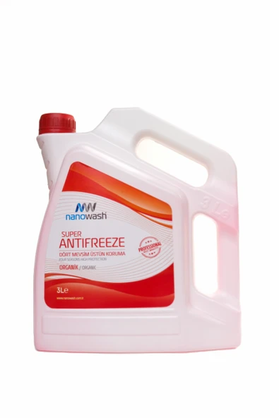 NANOWASH ANTİFİRİZ KIRMIZI KONSANTRE 3 LT ürün görseli 1