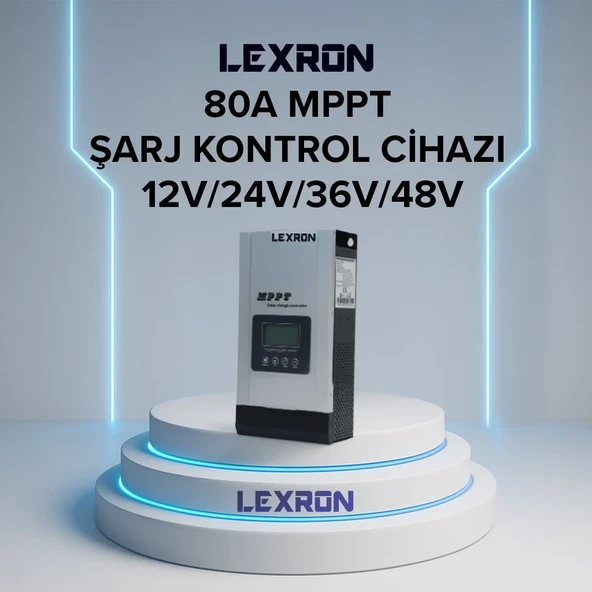 LEXRON 80A MPPT ŞARJ KONTROL CİHAZI ürün görseli 1