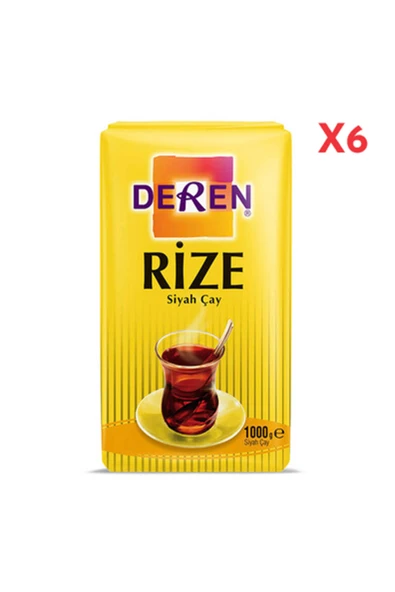 DEREN Rize Dökme Çay 1000 Gr (6 Adet) ürün görseli 1