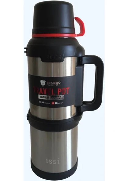 Nonserviamworld D.kadı Thermos 48 Hours Hot 48 Hours Cold 4 Liters Silver ürün görseli 1