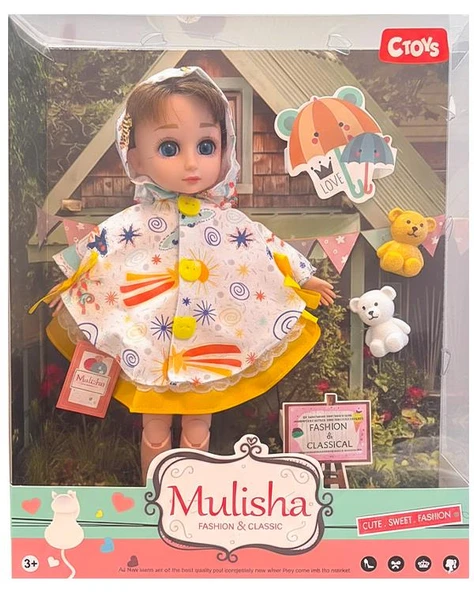 Ctoy Mulisha Fashion & Classic Oyuncak Bebek Aksesuarlı 30 cm QJ136B ürün görseli 1