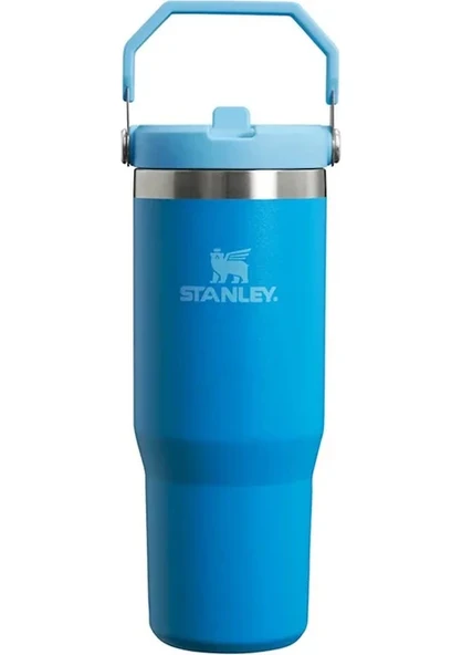 Stanley The Iceflow Flip Straw Azur Mavisi 0.89 Lt Pipetli Termos Bardak ürün görseli 1