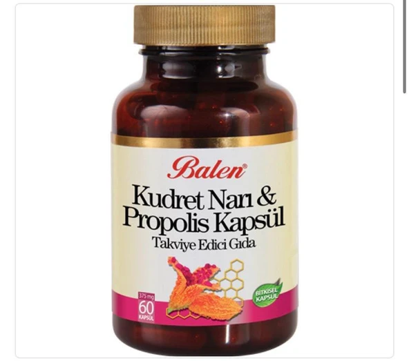 Balen KudretNarı Propolis Kapsül 300 Mg 60 Kapsül ürün görseli 1
