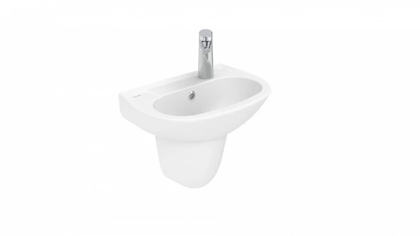 Creavit TP030 Oval Lavabo Beyaz 30x45cm - Resim 2
