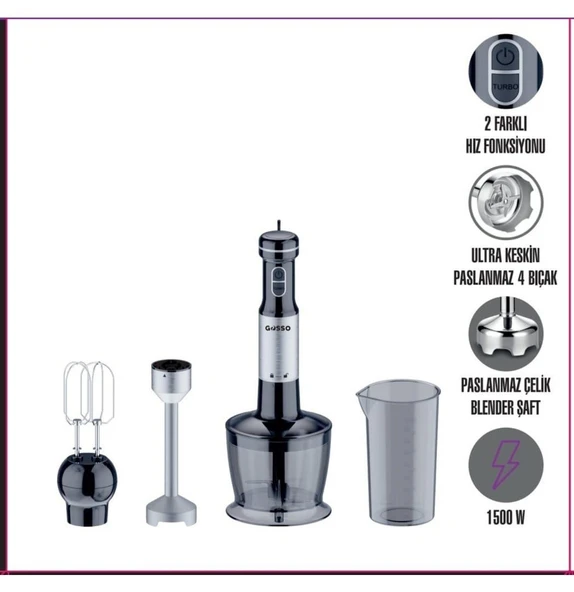Gosso 2400 Blender Seti ürün görseli 1